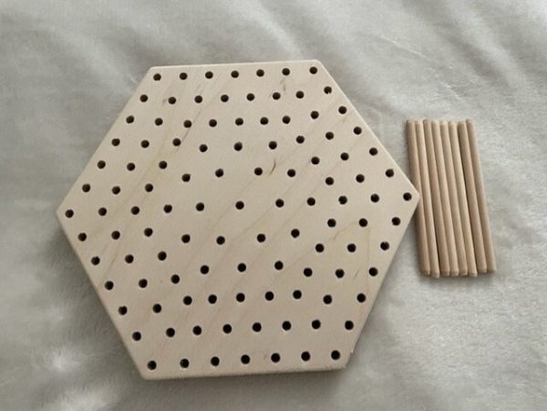 Medium Hexagon Crochet board