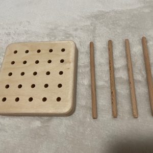 Small Crochet Blocking Peg Board