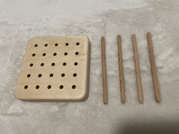 Small Crochet Blocking Peg Board